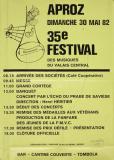Festival de musique 1982